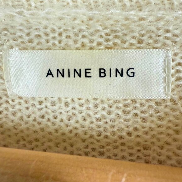 Anine Bing Striped Mohair Blend Sweater | Size Small - Picture 6 of 7